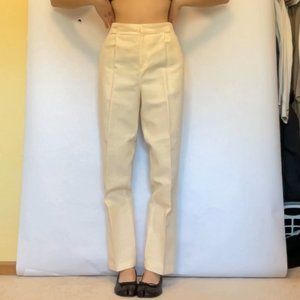 Lemon Yellow Linen Pant